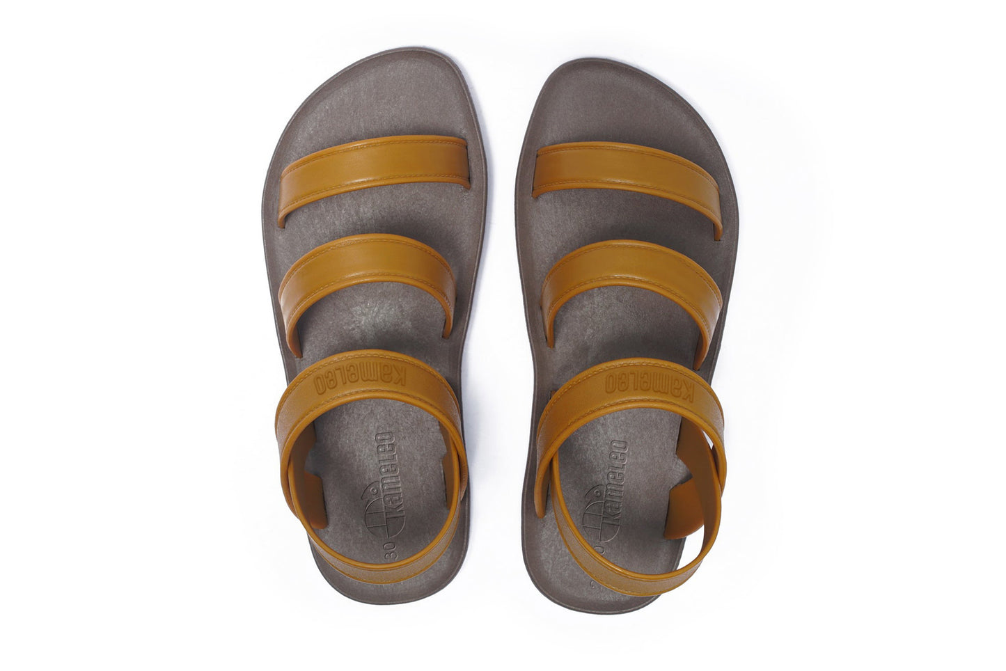 Twin Plus Kids Brown Sole Caramel Strap
