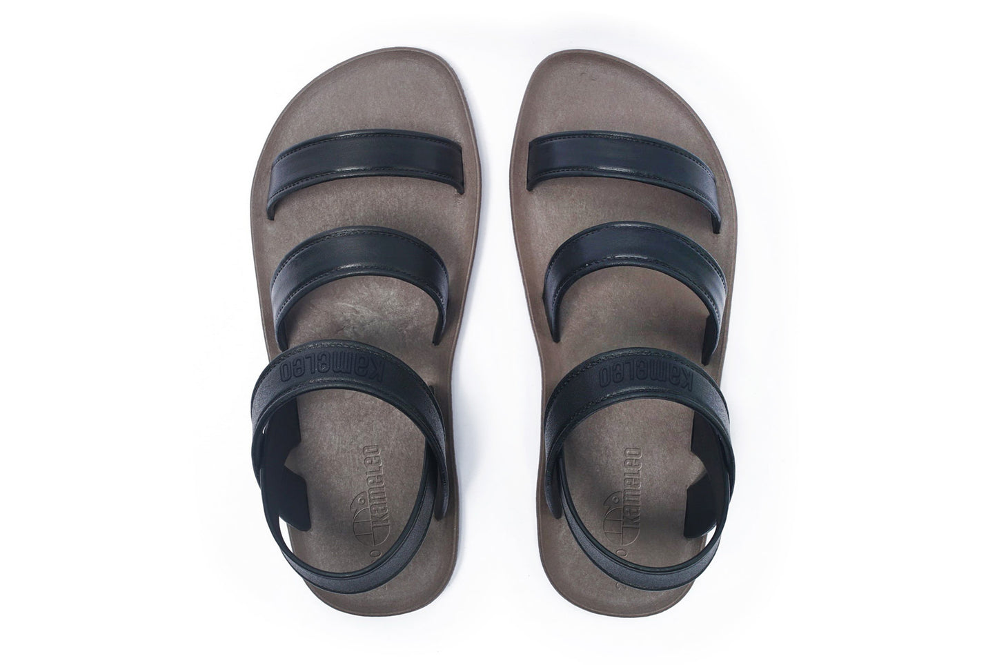Twin Plus Kids Brown Sole Black Strap