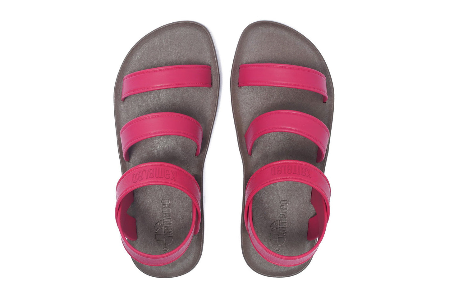 Twin Plus Kids Brown Sole Pink Strap