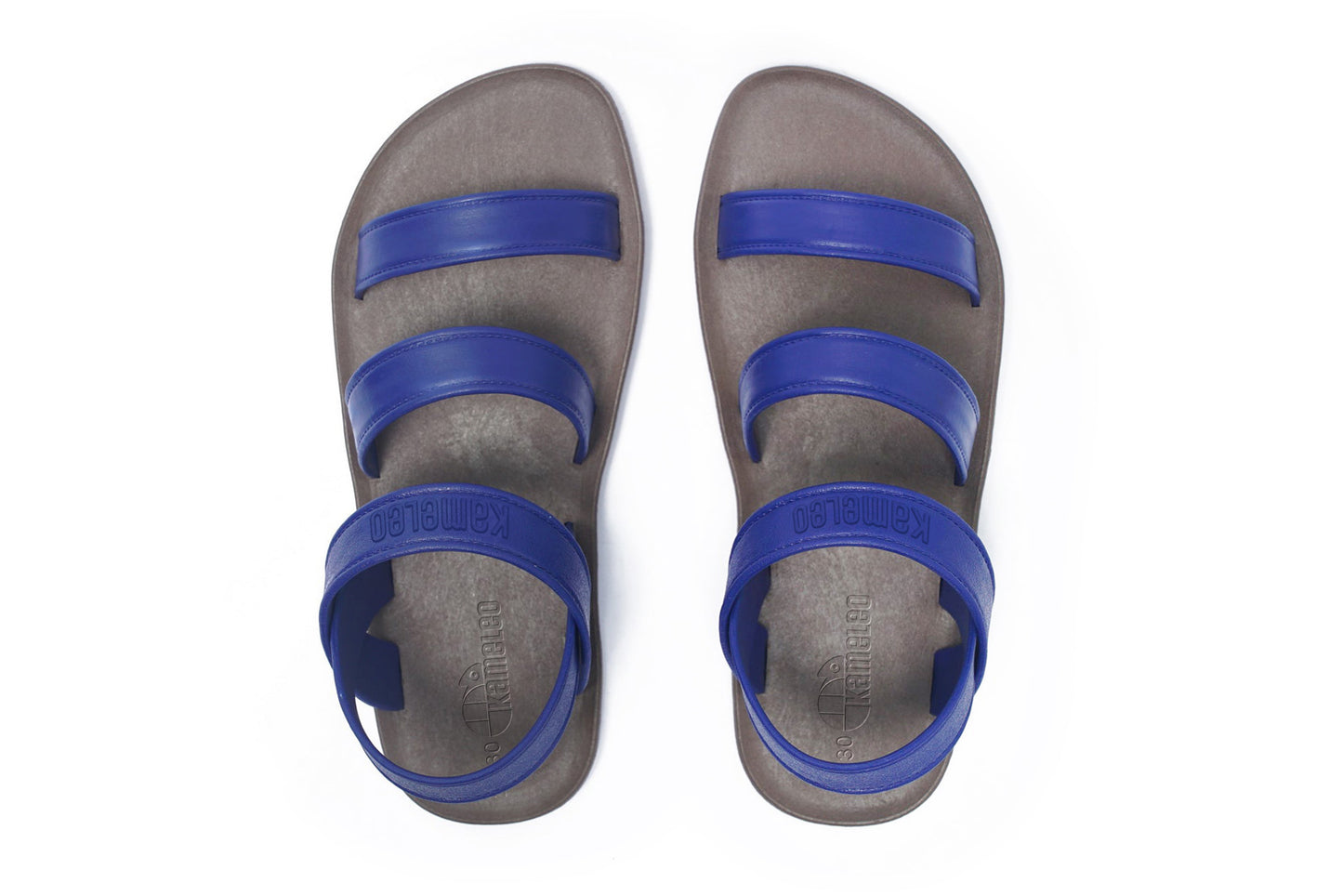 Twin Plus Kids Brown Sole Blue Strap