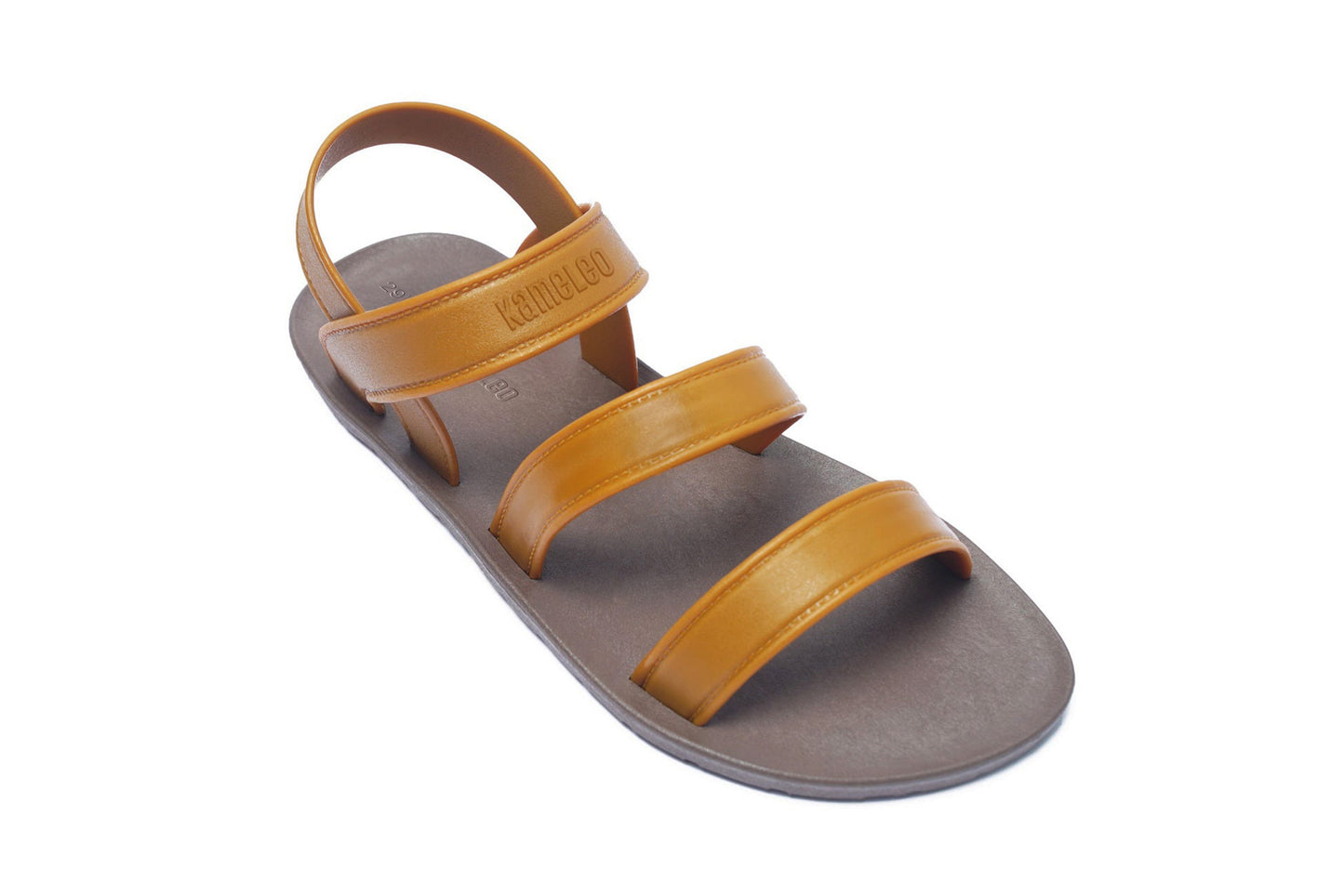 Twin Plus Kids Brown Sole Caramel Strap