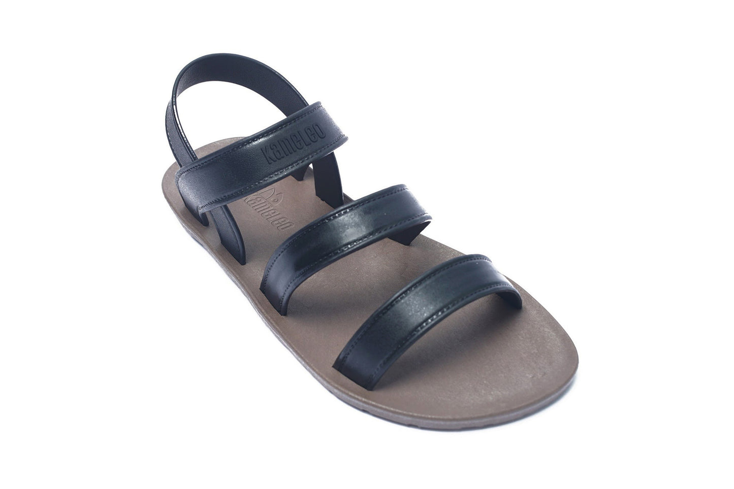 Twin Plus Kids Brown Sole Black Strap