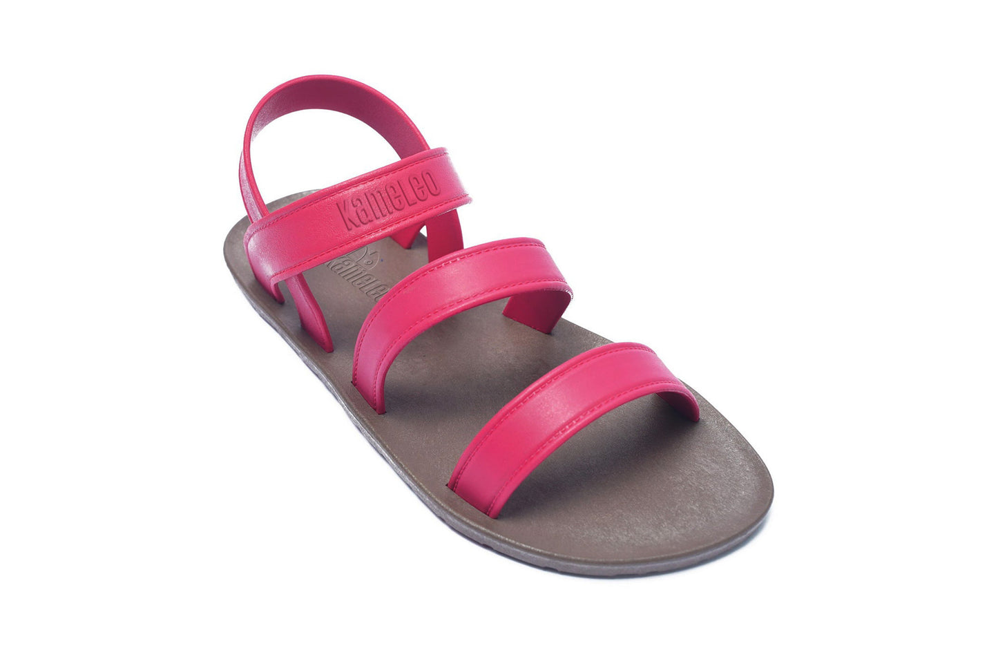 Twin Plus Kids Brown Sole Pink Strap