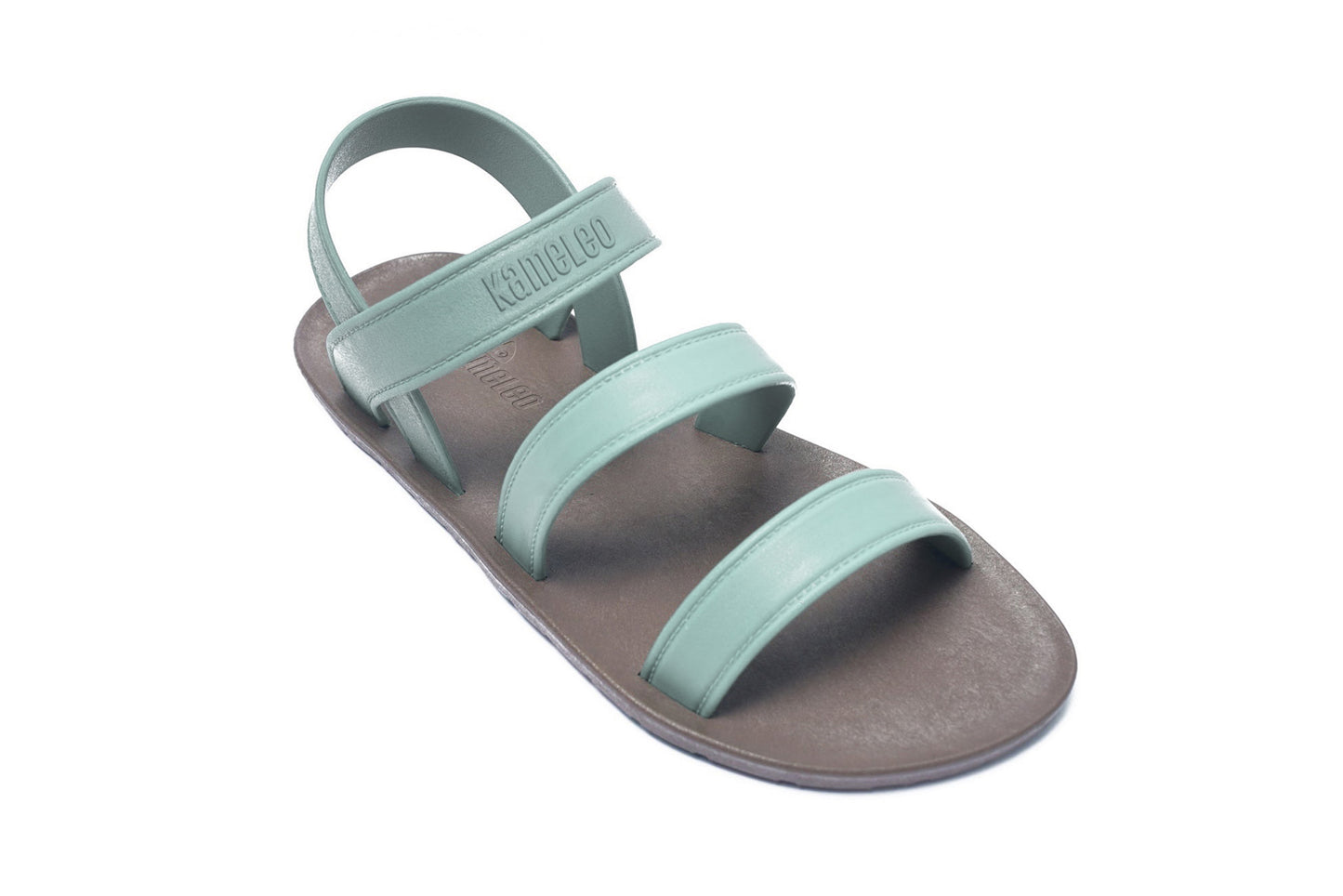 Twin Plus Kids Brown Sole Grey Strap