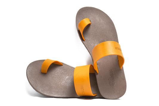 Pop Thumb Kids Brown Sole Caramel Strap