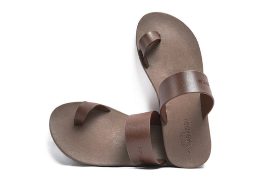 Pop Thumb Kids Brown Sole Brown Strap