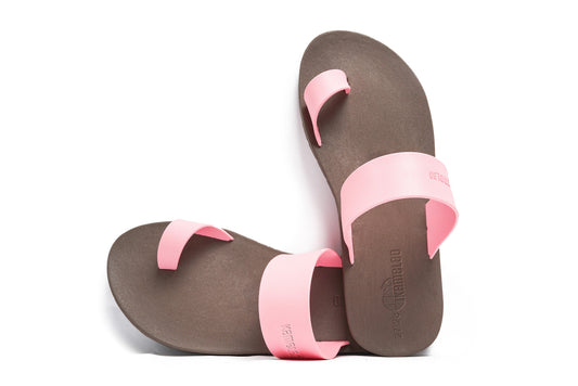 Pop Thumb Kids Brown Sole LightPink Strap