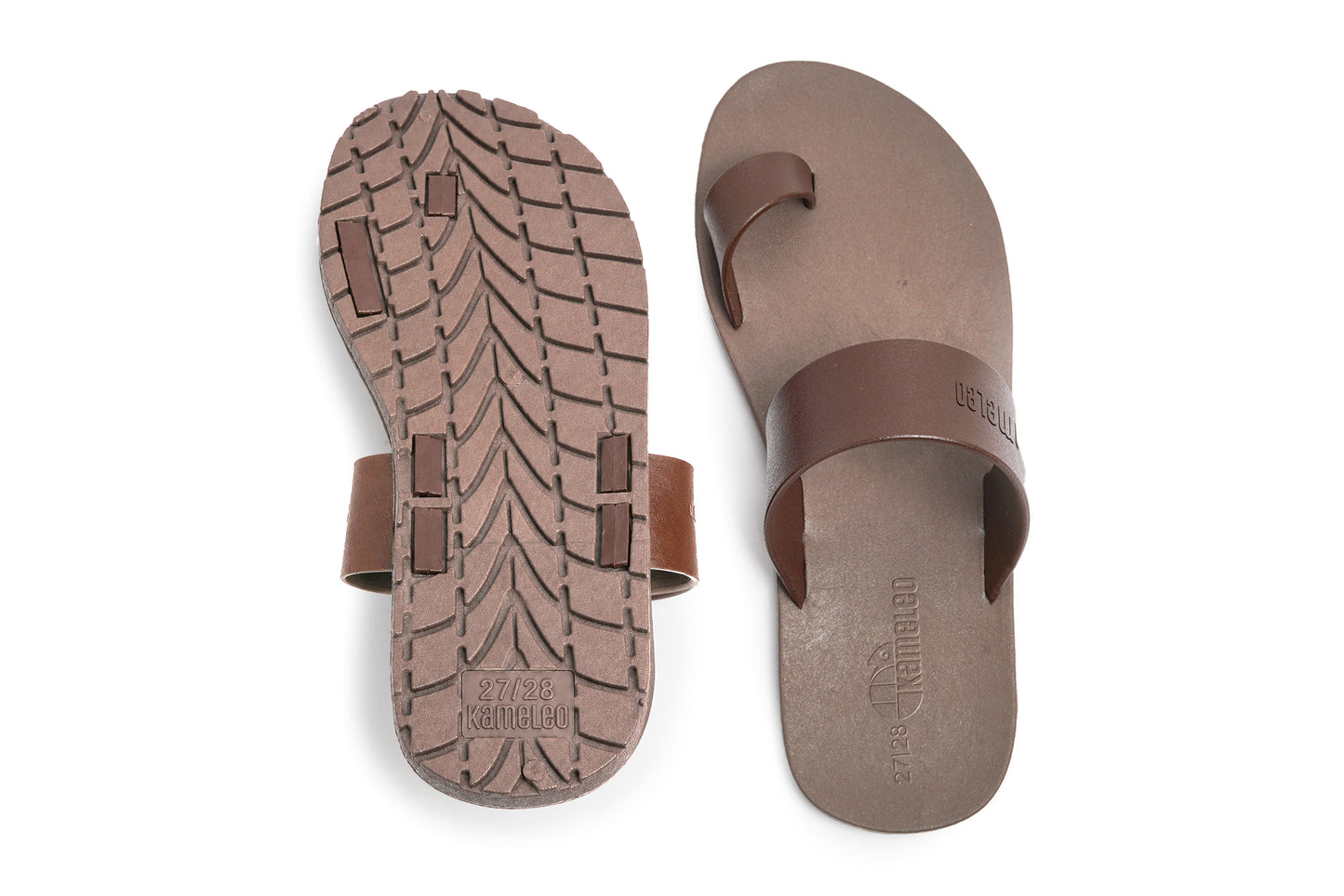 Pop Thumb Kids Brown Sole Brown Strap