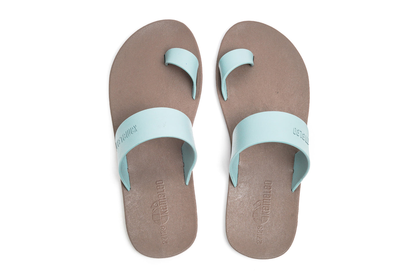 Pop Thumb Kids Brown Sole Grey Strap