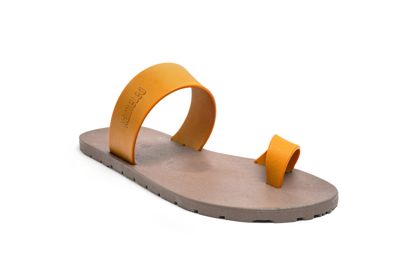 Pop Thumb Kids Brown Sole Caramel Strap