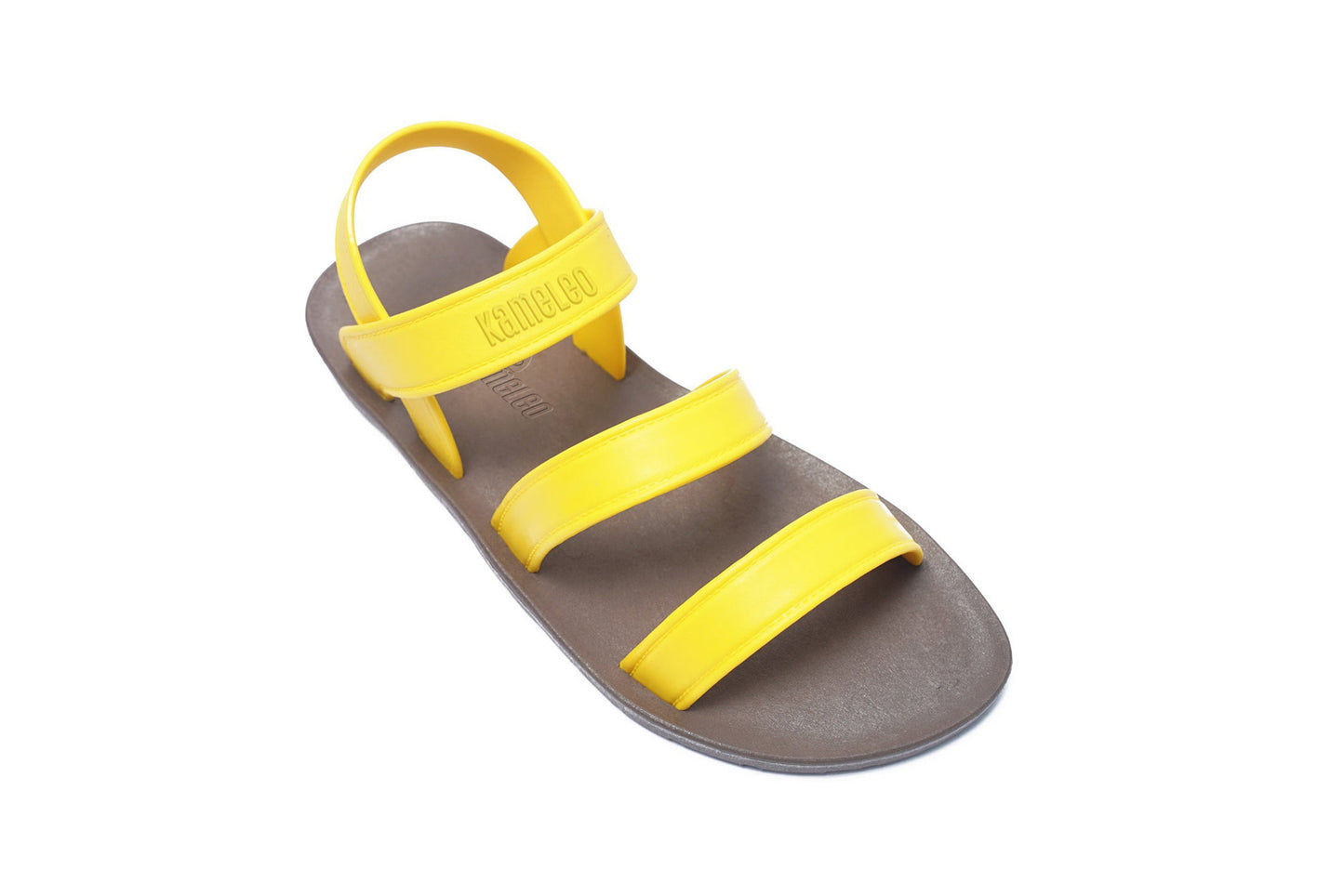 Twin Plus Brown Sole Yellow Strap