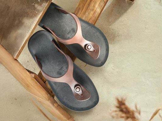 Candy Black Sole Brown Strap
