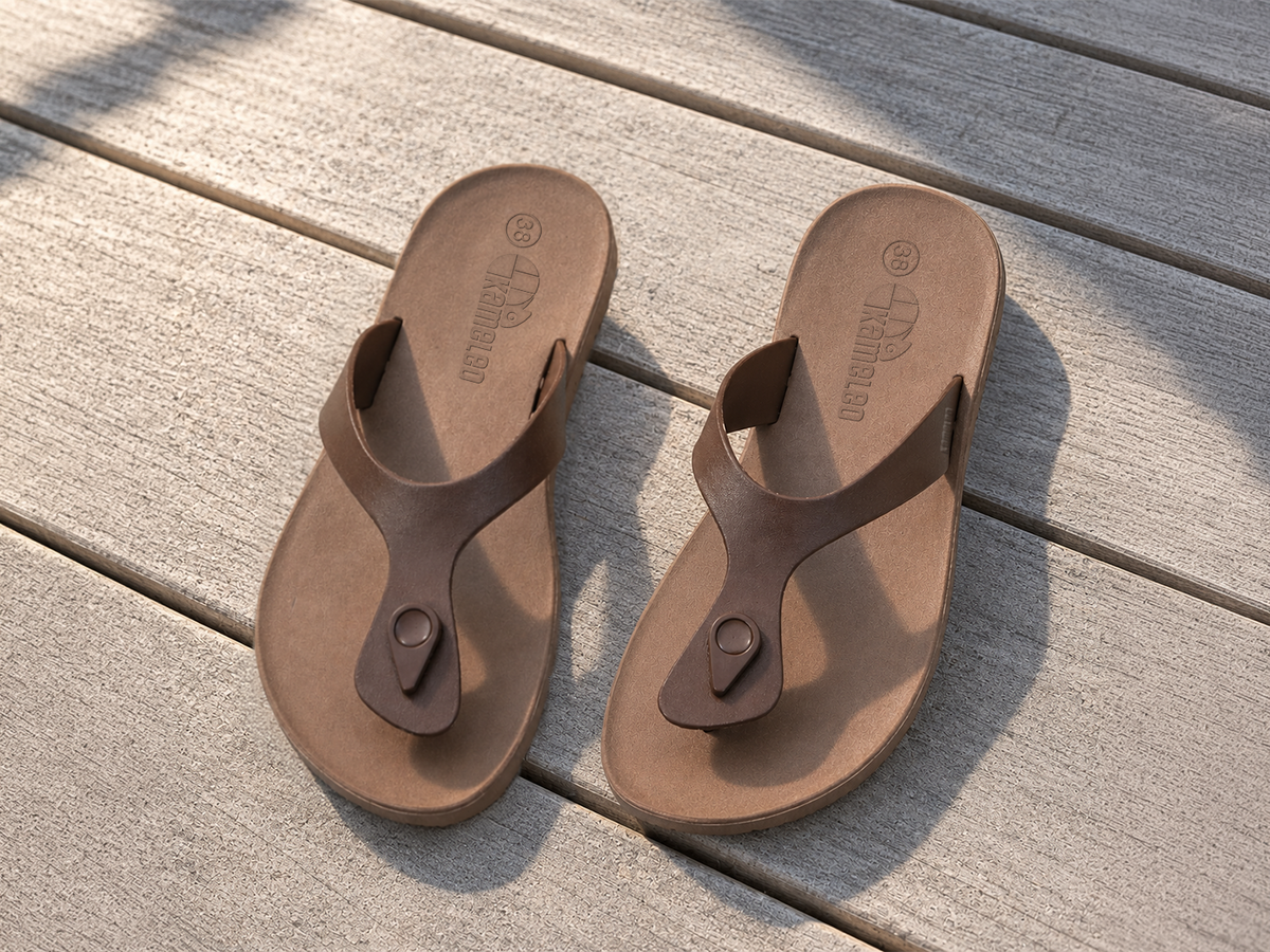 Candy Brown Sole Brown Strap