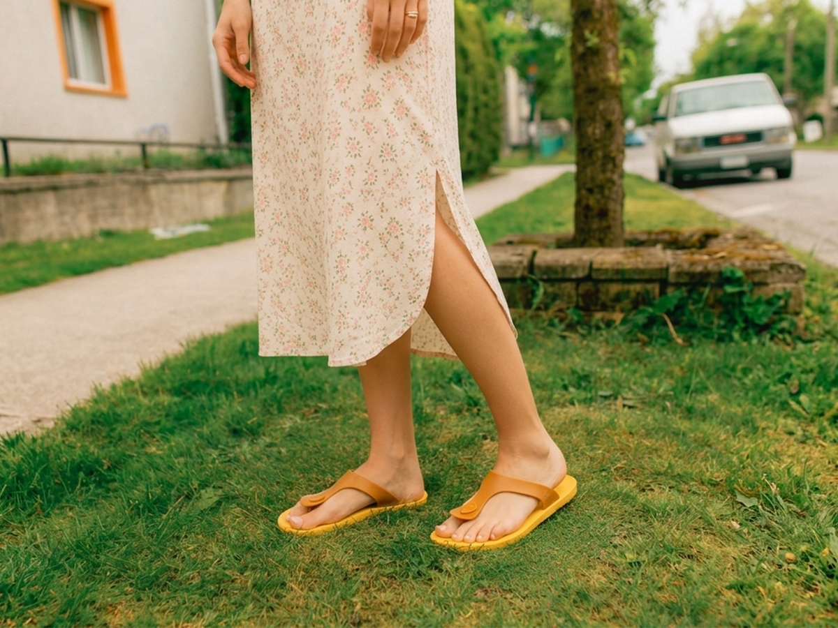 Candy Yellow Sole Caramel Strap