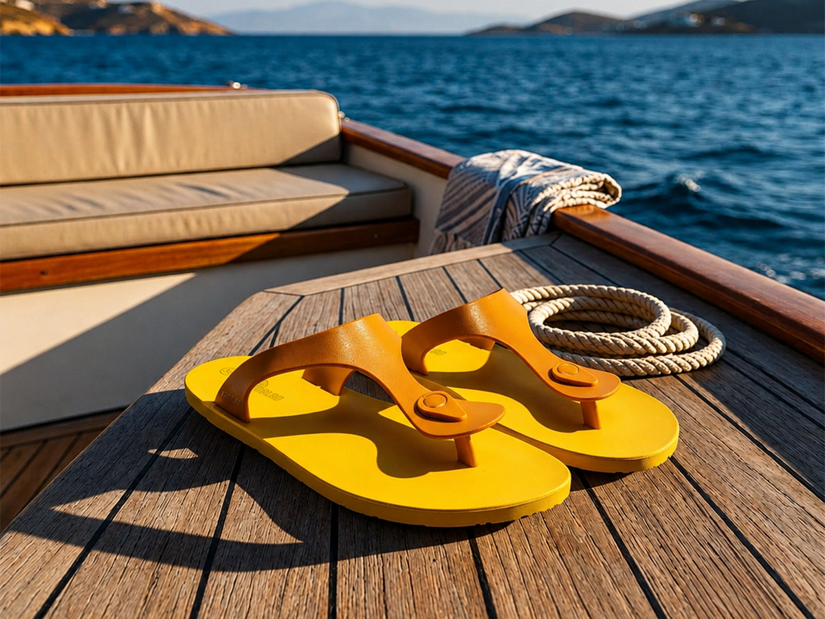 Candy Yellow Sole Caramel Strap