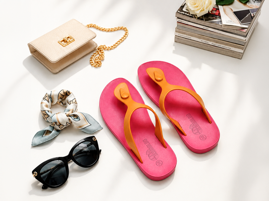 Candy Pink Sole Caramel Strap