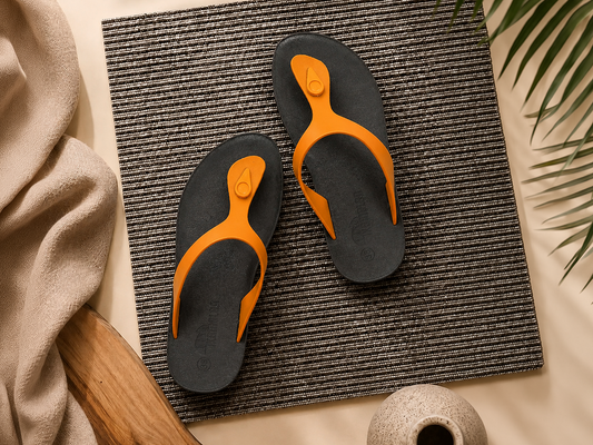 Candy Black Sole Caramel Strap