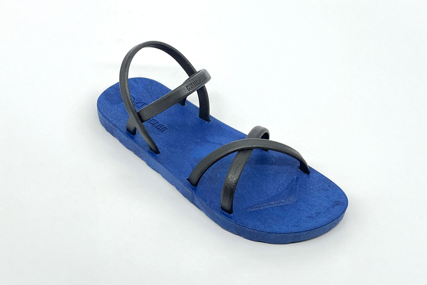 Cross Slim Blue Sole Black Strap