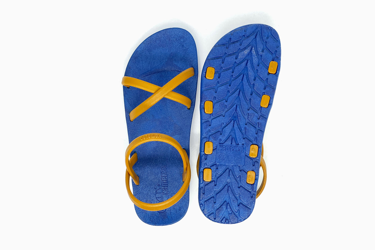 Cross Slim Blue Sole Caramel Strap
