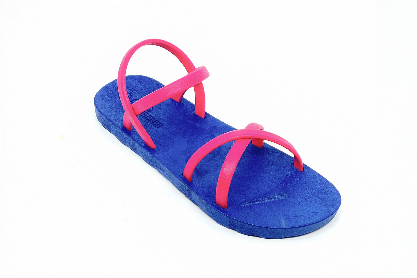 Cross Slim Blue Sole Pink Strap