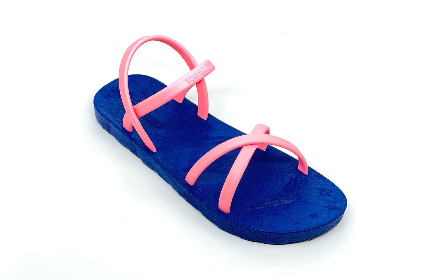 Cross Slim Blue Sole LightPink Strap