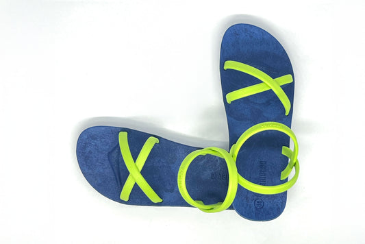 Cross Slim Blue Sole Lime Strap