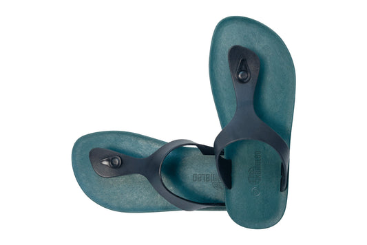 Candy Green Sole Black Strap