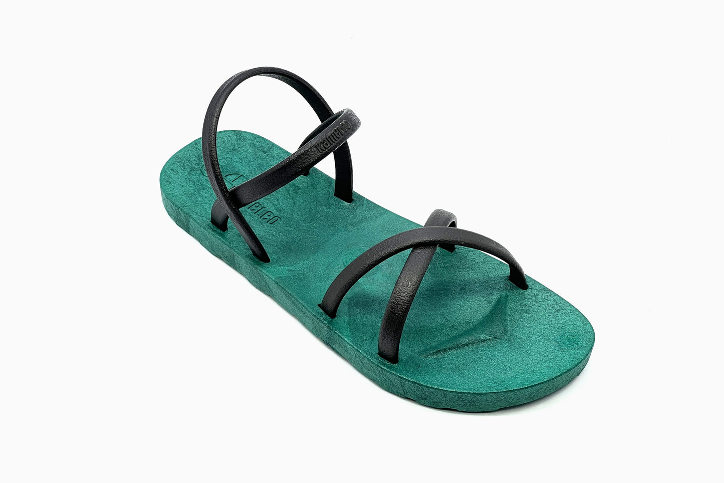 Cross Slim Green Sole Black Strap