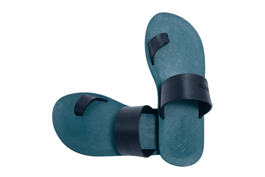Pop Thumb Green Sole Black Strap