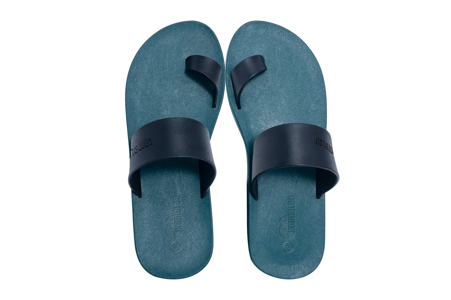 Pop Thumb Green Sole Black Strap
