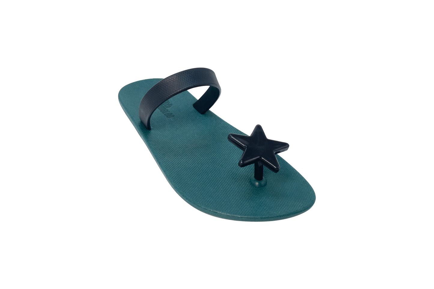 Poppi Star Green Sole Black Strap