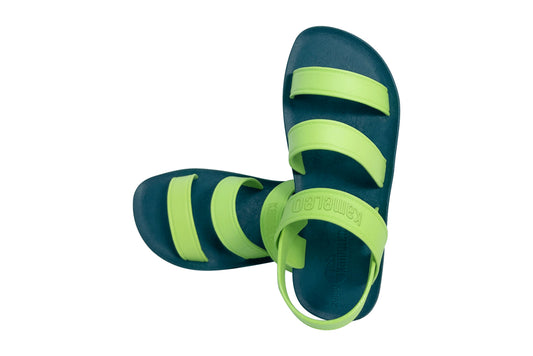 Twin Plus Kids Green Sole Lime Strap