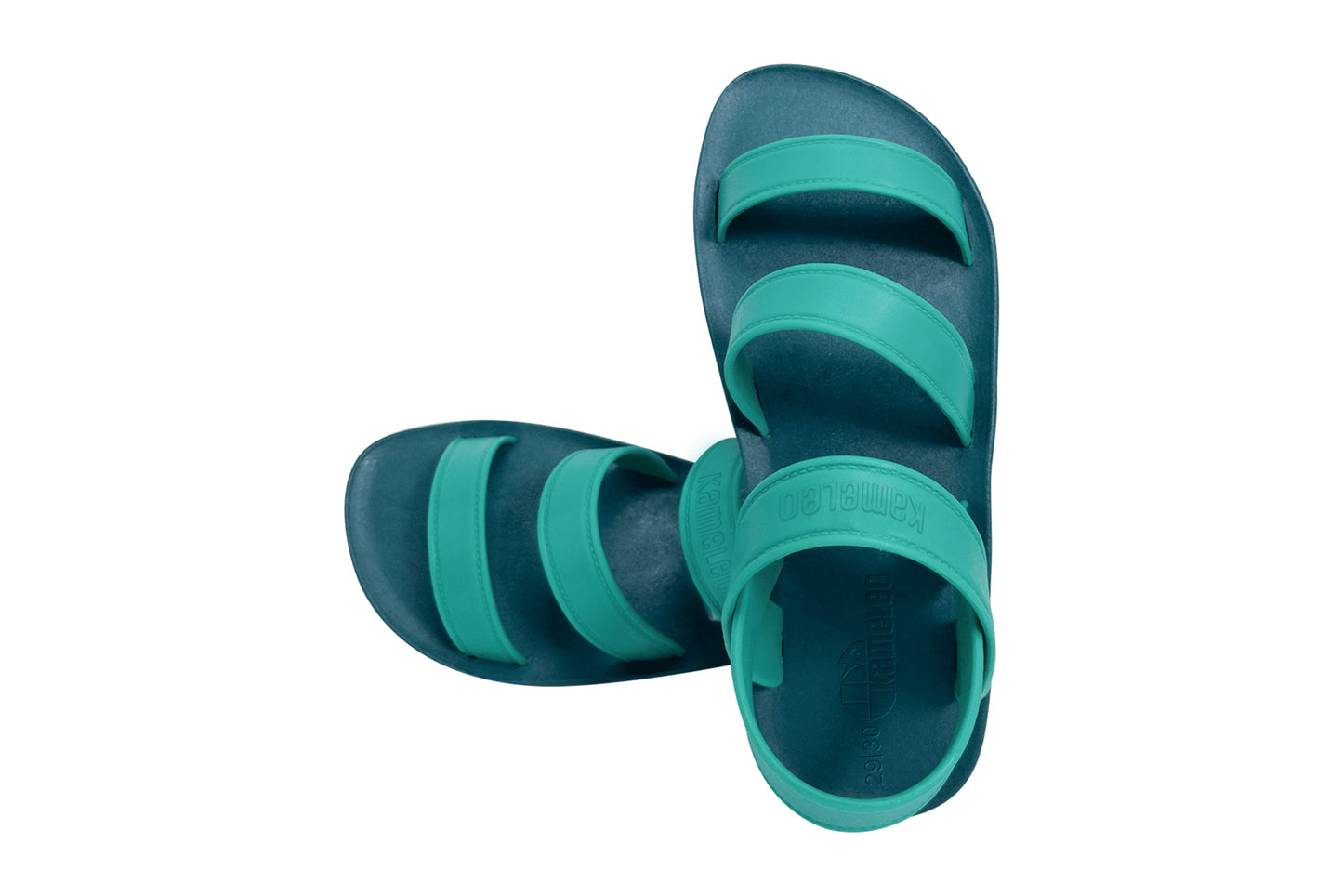 Twin Plus Kids Green Sole Green Strap