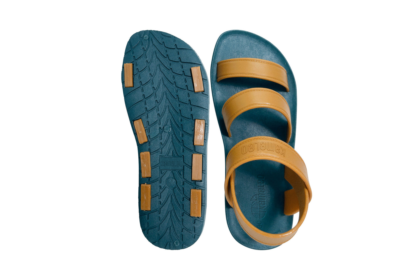 Twin Plus Kids Green Sole Caramel Strap