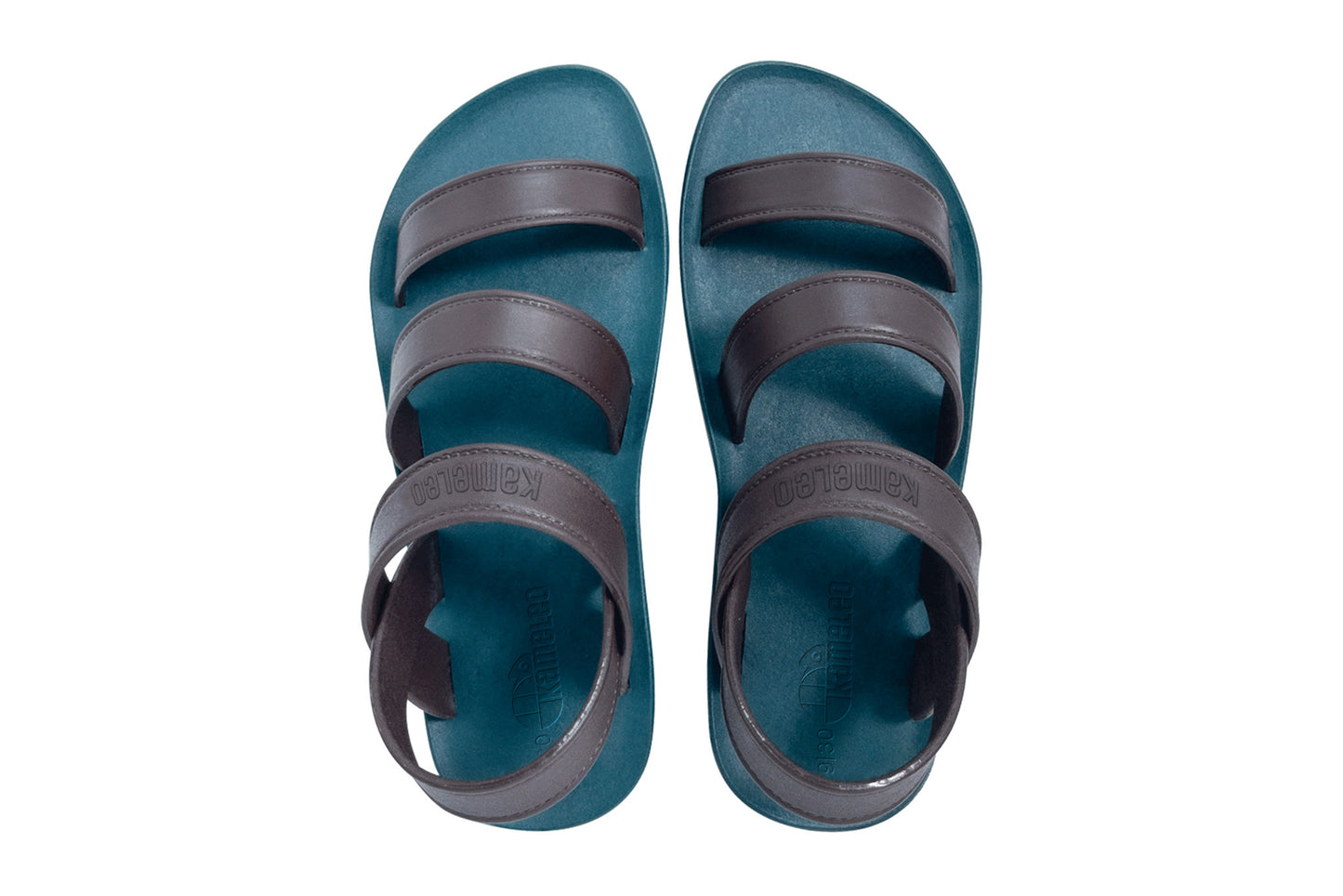 Twin Plus Kids Green Sole Brown Strap