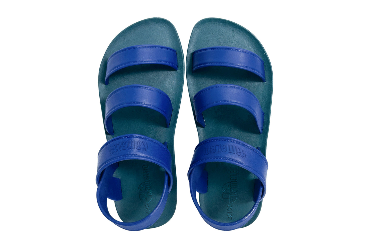 Twin Plus Kids Green Sole Blue Strap