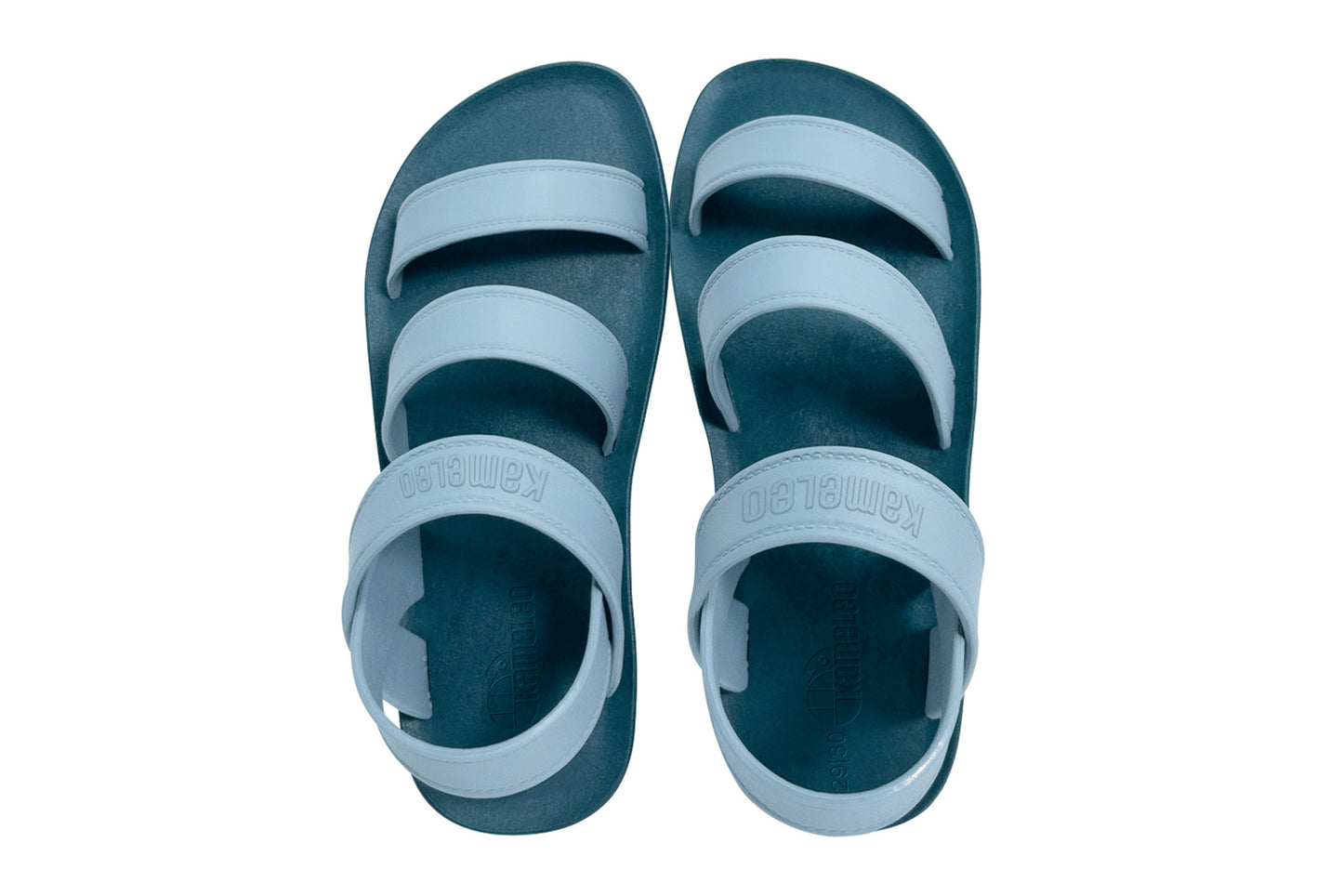 Twin Plus Kids Green Sole Grey Strap