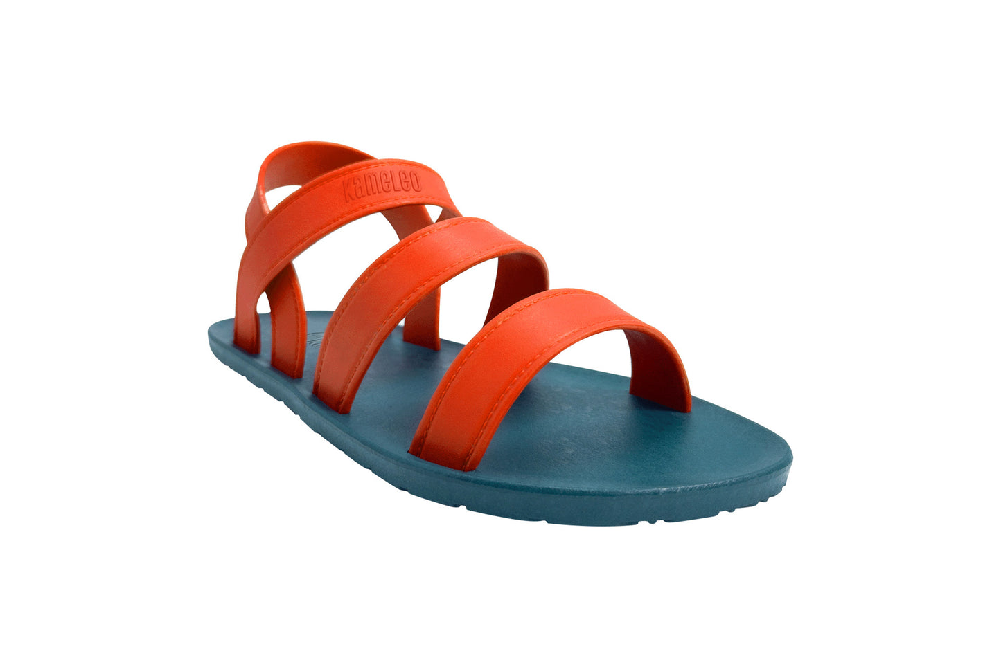 Twin Plus Kids Green Sole Orange Strap