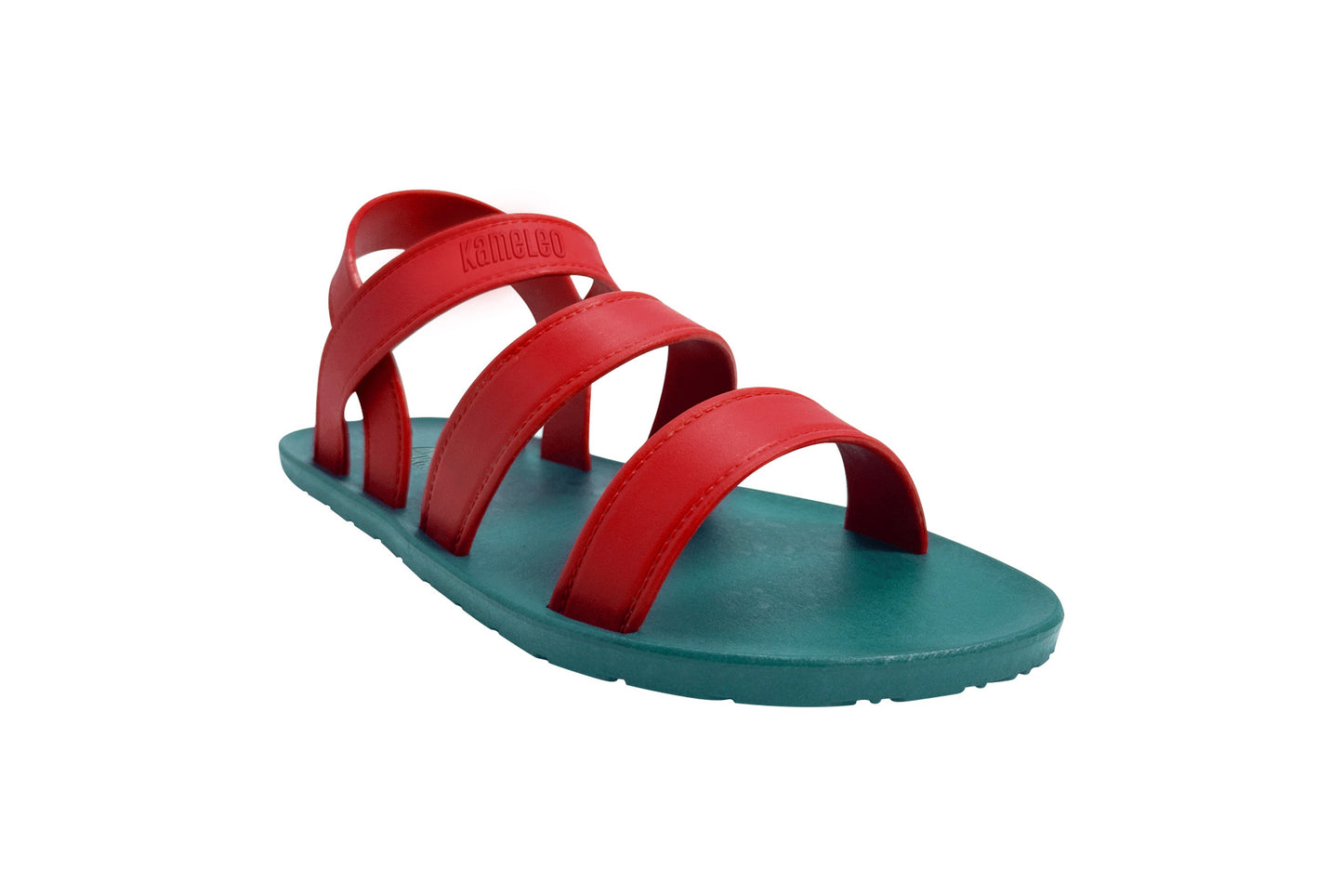 Twin Plus Kids Green Sole Red Strap