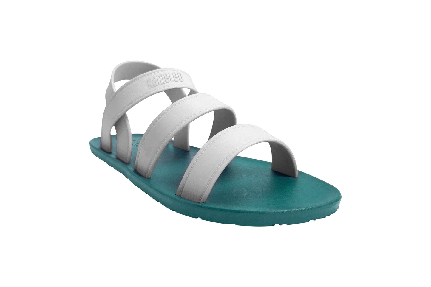 Twin Plus Kids Green Sole White Strap