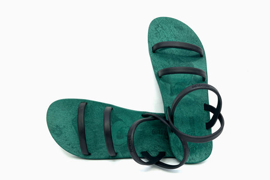 Twin Slim Green Sole Black Strap