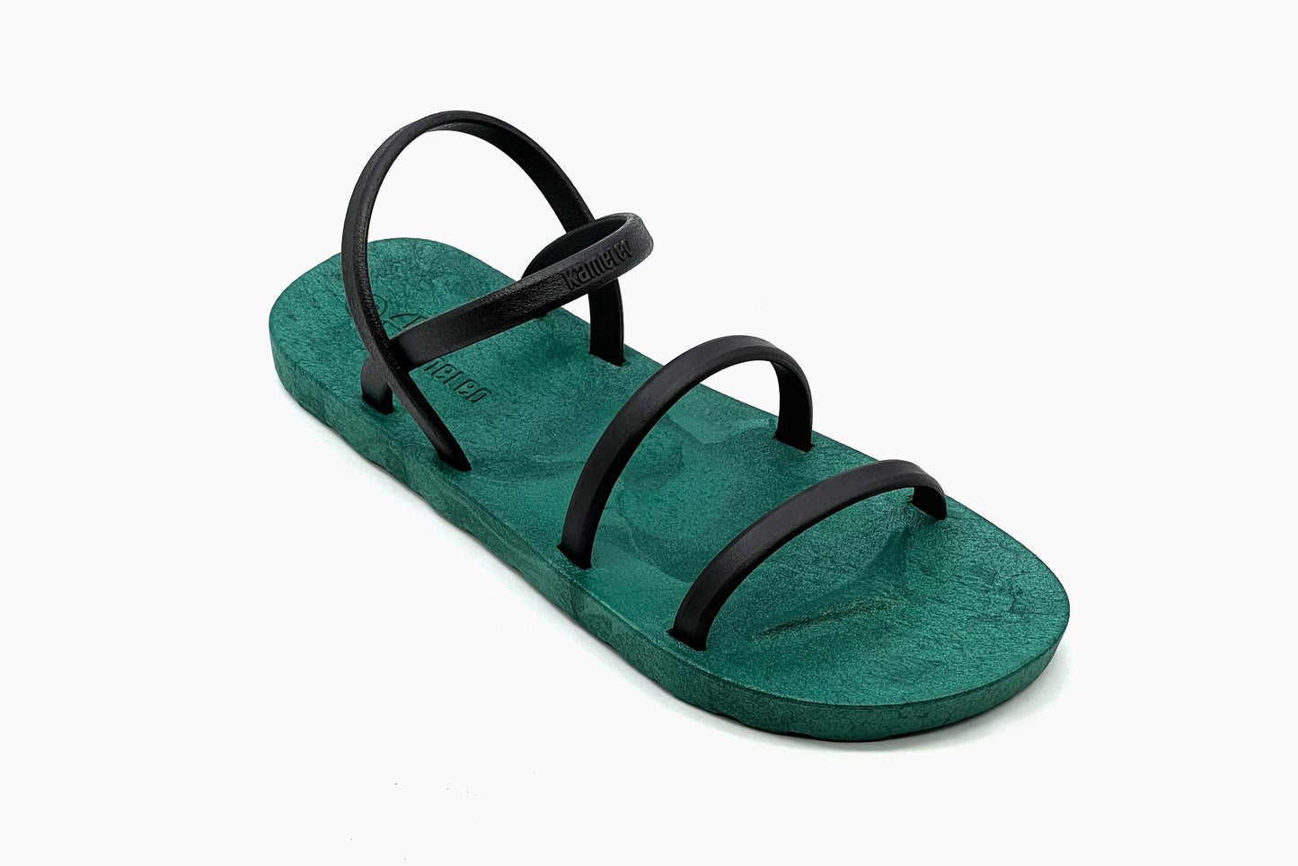 Twin Slim Green Sole Black Strap