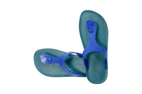 Candy Green Sole Blue Strap