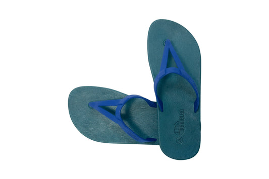 Eiffel Green Sole Blue Strap