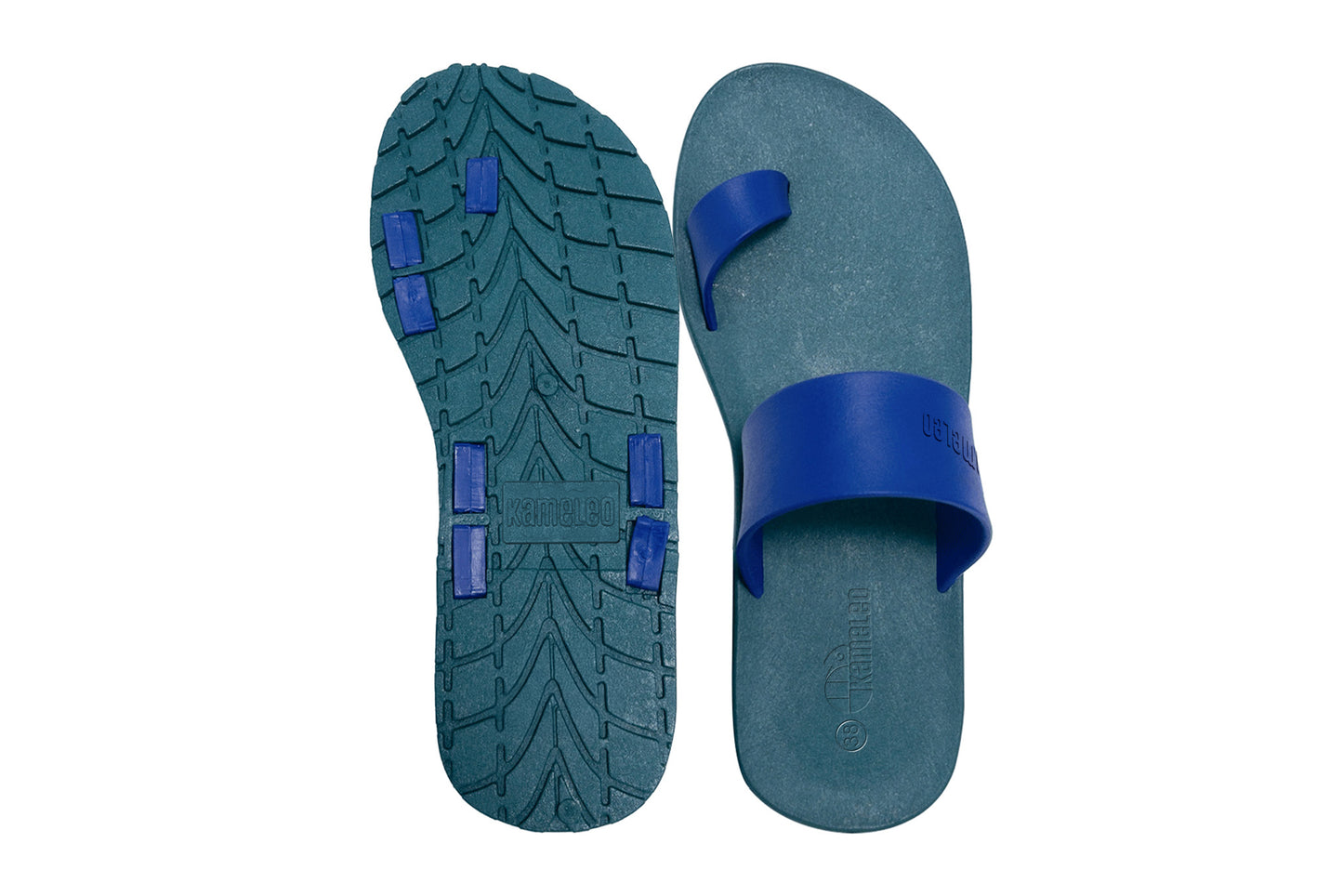 Pop Thumb Green Sole Blue Strap