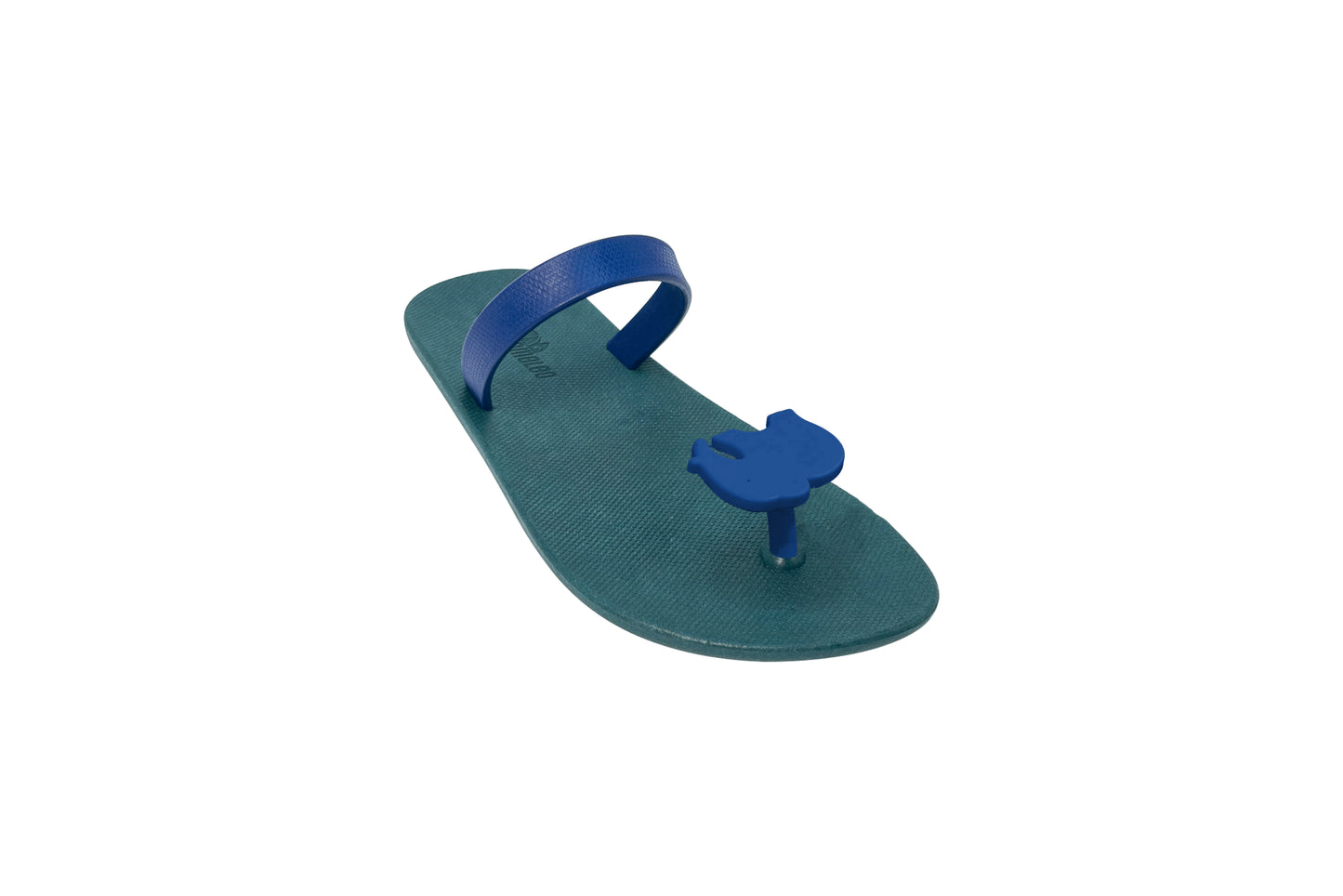 Poppi Ellie Green Sole Blue Strap