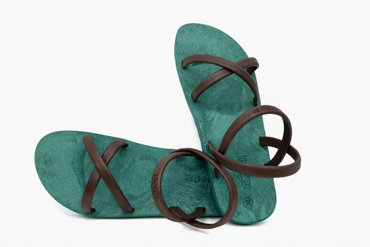 Cross Slim Green Sole Brown Strap