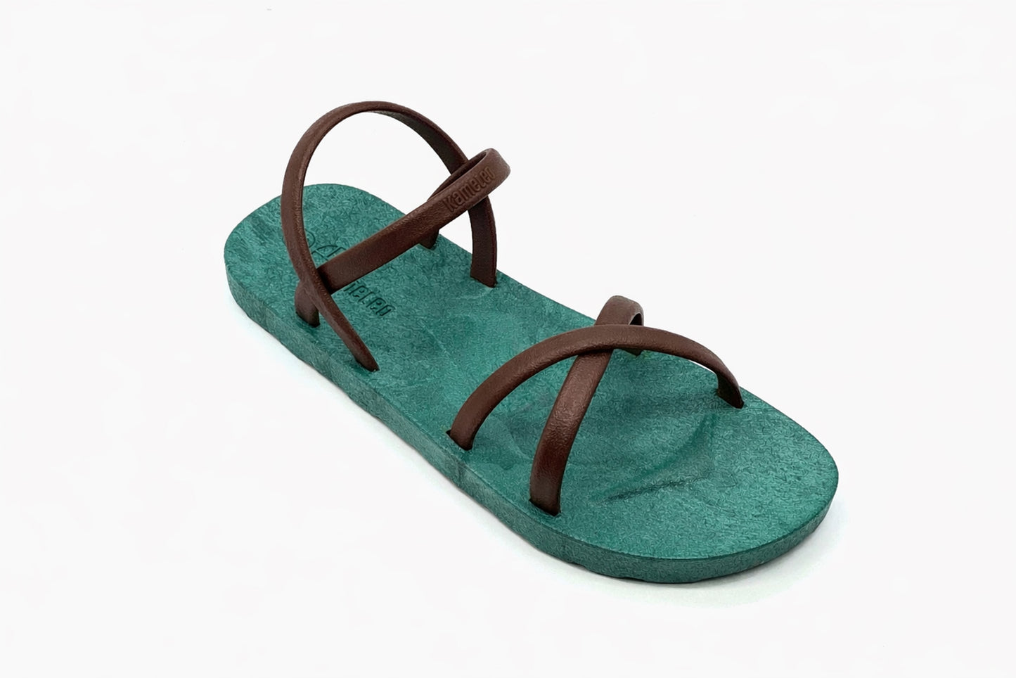 Cross Slim Green Sole Brown Strap