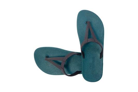 Eiffel Green Sole Brown Strap