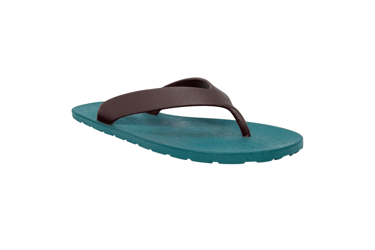 Flippy Green Sole Brown Strap